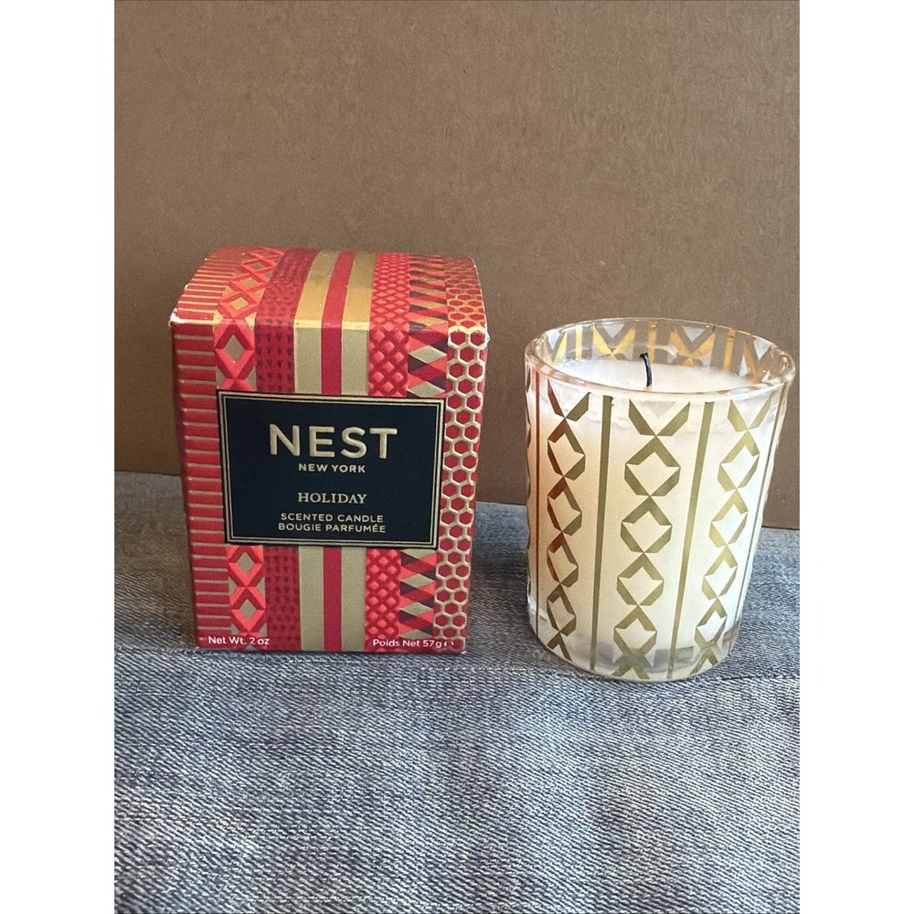 NEST New York Fragrances Holiday 2 Oz Jar Candle NIB
